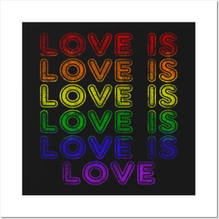 LOVE IS LOVE Posters and Art